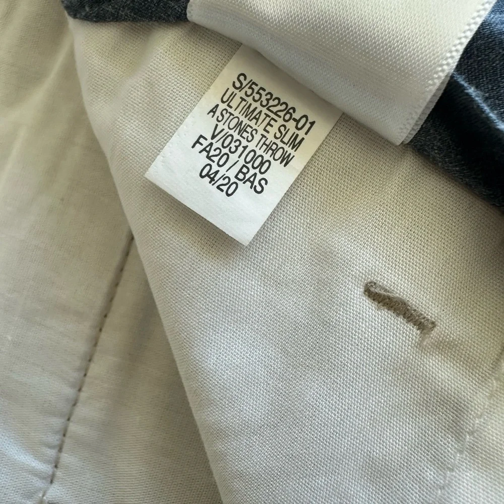 Old Navy Ultimate Slim Built-In Flex Chino Khakis Pants Beige Size 36 x 32